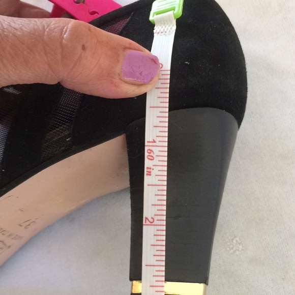 Linea Wallys Black Shoes Size7 - Picture 9 of 12